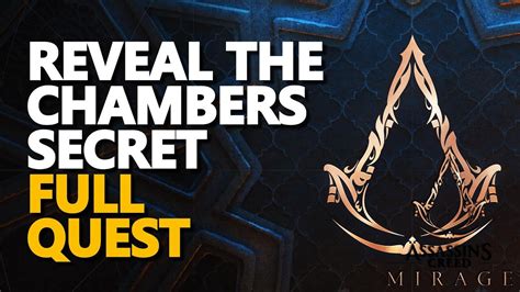 assassin's creed mirage reveal the chambers secrets